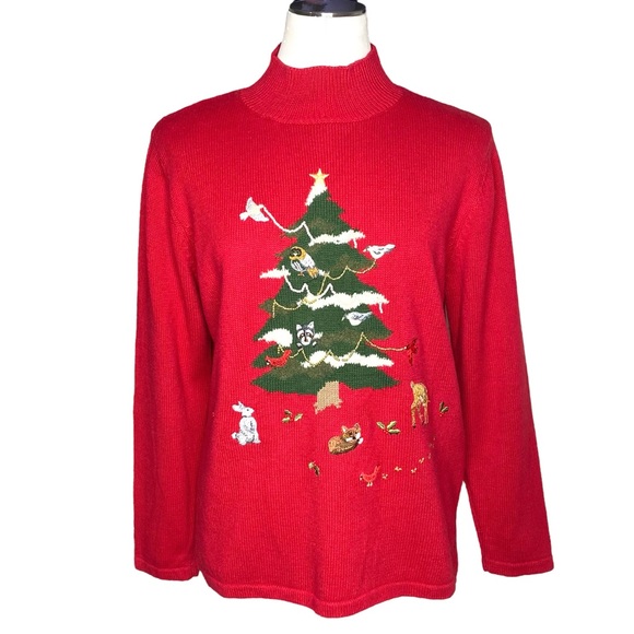 Vintage Claire Murray Christmas Tree Sweater - Picture 1 of 11